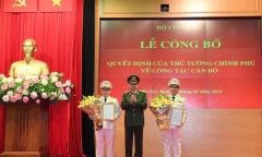Bộ Công an có thêm 2 tân Thứ trưởng