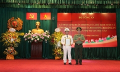 Bộ Công an bổ nhiệm tân Cục trưởng