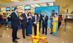 Vietnam Airlines khai trương đường bay thẳng giữa Hà Nội và Mumbai (Ấn Độ)
