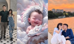 Huỳnh Anh thông báo sắp lên chức bố