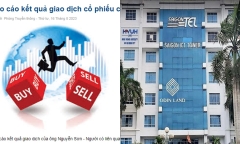 Người nhà lãnh đạo Saigontel bán cổ phiếu, 7 tháng sau mới công bố