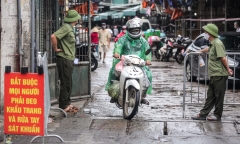 Phát hiện F0, chợ đầu mối Minh Khai tạm thời phong tỏa