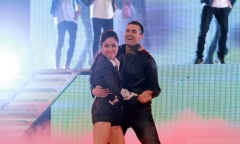 Khoảnh khắc đáng yêu của Khánh Thi và Quán quân BNHV nhí Linh Hoa