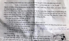 Đồng Nai: Phụ huynh bức xúc đề thi môn Hóa như 