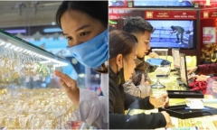 Giá vàng miếng cán mốc 80 triệu đồng/lượng, người dân ùn ùn đi mua vàng