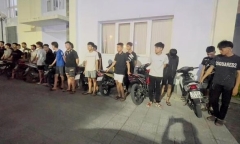 Xử lý kịp thời 37 thanh thiếu niên mang hung khí đi hỗn chiến ở Huế