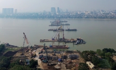 Hà Nội yêu cầu hoàn thành công tác GPMB các dự án cầu vượt sông Hồng trước 30/6