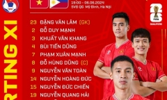 Đội hình ra sân của đội tuyển Việt Nam trong trận chạm trán Philippines