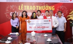 Tiết lộ chủ nhân trúng Vietlott, trị giá hơn 70 tỷ đồng