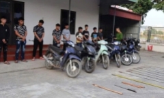 Thái Bình: Khởi tố nhóm đối tượng mang dao, kiếm đi giải quyết mâu thuẫn