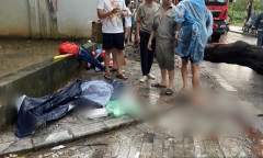 Hà Nội: Giông lớn do ảnh hưởng siêu bão số 3 Yagi, 3 người thương vong do bị cây đè trúng