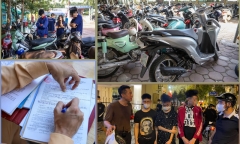 Giao xe máy cho con khi chưa đủ tuổi,
