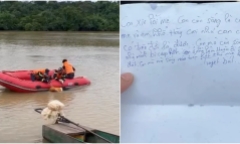 Người đàn ông nghi nhảy cầu tự tử, để lại thư tuyệt mệnh 