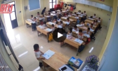 Vụ cô giáo đánh bầm tím lưng học sinh lớp 1: Video từ camera trong lớp hé lộ sự thật gây 