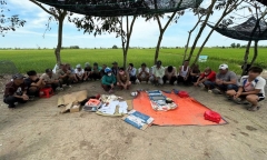 Triệt xóa tụ điểm đá gà, lắc bầu cua ăn tiền ngày mùng 2 Tết