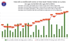 Ngày 9/11: Việt Nam ghi nhận 8.133 ca mắc COVID-19 tại 55 tỉnh, thành