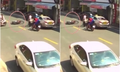 Clip: Kinh hãi khoảnh khắc tài xế taxi mở cửa khiến người phụ nữ tử vong
