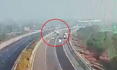 Clip: Thóp tim cảnh ô tô nổ lốp lật 6 vòng trên đường cao tốc, 7 người may mắn thoát chết