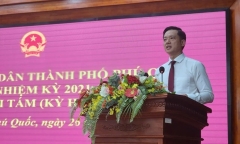 Ông Trần Minh Khoa giữ chức Chủ tịch TP.Phú Quốc