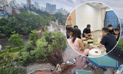Ấm tình người trong cơn bão dữ