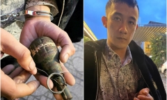 Tạm giữ nam thanh niên mang vật nghi lựu đạn và ma túy vào khách sạn 