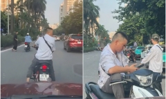 Vụ người đàn ông chặn ô tô giữa phố Hà Nội để đòi tiền đỗ xe: Công an vào cuộc