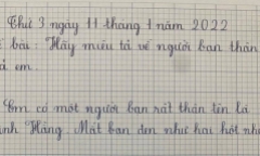 Miêu tả bạn thân, bé gái bê khuôn mẫu công chúa cổ tích vào bài khiến dân mạng cười ngất