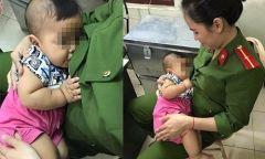 Nữ thiếu úy cảnh sát cho bé trai bị bỏ rơi bú: Thiên chức người mẹ tạo lên điều tuyệt vời