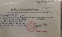 Đà Nẵng: Cán bộ giả chữ ký của chủ tịch phường để hợp thức nhà trái phép