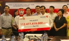 Lộ diện người trúng giải Jackpot trị giá 112 tỷ đồng của Vietlott