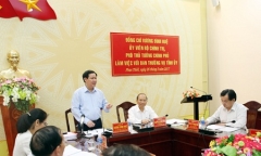 Kiểm tra công tác cán bộ tại Tỉnh ủy Bình Thuận