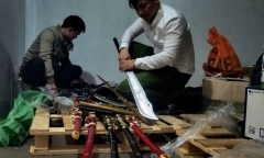 Thu giữ hàng loạt vũ khí