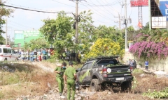 Bình Dương: Điều tra nghi án ô tô đua tốc độ tông chết người bán dưa hấu lề đường