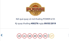 Kết quả xổ số Vietlott hôm nay 11/5/2019: Jackpot hơn 40 tỷ đồng đi tìm chủ nhân may mắn