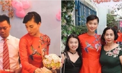 Dân mạng xôn xao trước hình ảnh Ngô Thanh Vân mặc áo dài trong lễ rước dâu