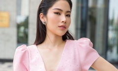 Diện sắc hồng ngọt ngào ngày Valentine, Nam Anh tiết lộ đang cô đơn