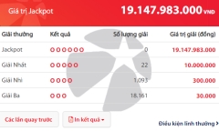 Kết quả xổ số Vietlott hôm nay 15/2/2019: Ai sẽ giành lấy Jackpot hơn 19 tỷ đồng?