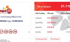 Kết quả xổ số Vietlott hôm nay 16/9/2018: Ai sẽ giải mã Jackpot hơn 31 tỷ?