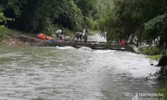 Tìm thấy thi thể người đàn ông tật nguyền bị nước lũ cuốn trôi