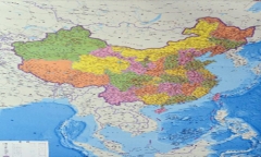 Trung Quốc phát hành bản đồ khổ dọc để 