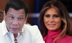 Tổng thống Philippines ghen tị với Donald Trump vì có vợ đẹp