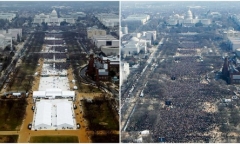 Phóng viên trèo gần 1.000 bậc thang để chụp lễ nhậm chức của Donald Trump