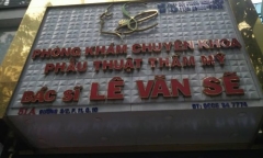 Thẩm mỹ viện Bác sỹ Lê Văn Sẽ lại vi phạm quy định của Sở Y tế