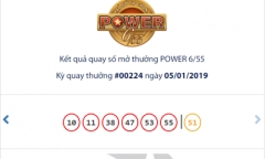 Kết quả xổ số Vietlott hôm nay 8/1/2019: Đi tìm chủ nhân giải Jackpot hơn 68 tỷ đồng