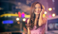 Phan Lê Ái Phương đẹp mong manh trong mùa Giáng sinh