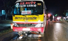 Va chạm trực diện với xe buýt, một phụ nữ tử vong tại chỗ