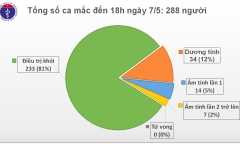 Chiều 7/5, thêm 17 ca mắc COVID-19 đều cách ly ngay khi nhập cảnh, Việt Nam có 288 ca