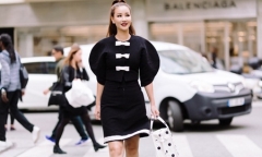 Maya khoe street style cuốn hút trên đường phố Paris