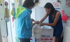 Chuyện cảm động về tủ sữa mẹ miễn phí giữa Sài thành
