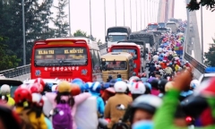 Trạm BOT cầu Rạch Miễu lại ngưng thu phí